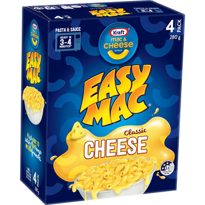 Kraft Easy Mac & Cheese Dinner Macaroni Pasta Cheese Noodles 280g