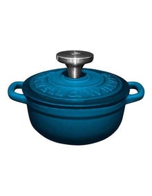 Cast Iron Cocotte 9.5cm 260ml in Midnight Blue