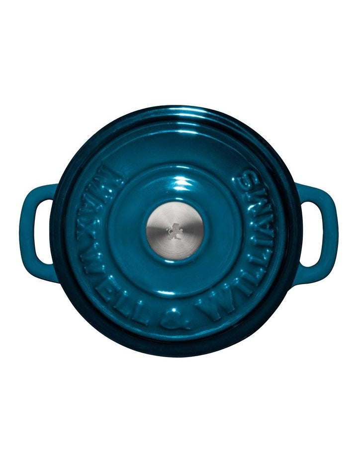 Cast Iron Cocotte 9.5cm 260ml in Midnight Blue
