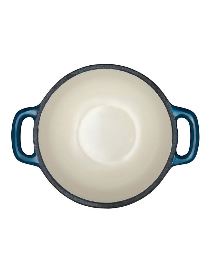 Cast Iron Cocotte 9.5cm 260ml in Midnight Blue