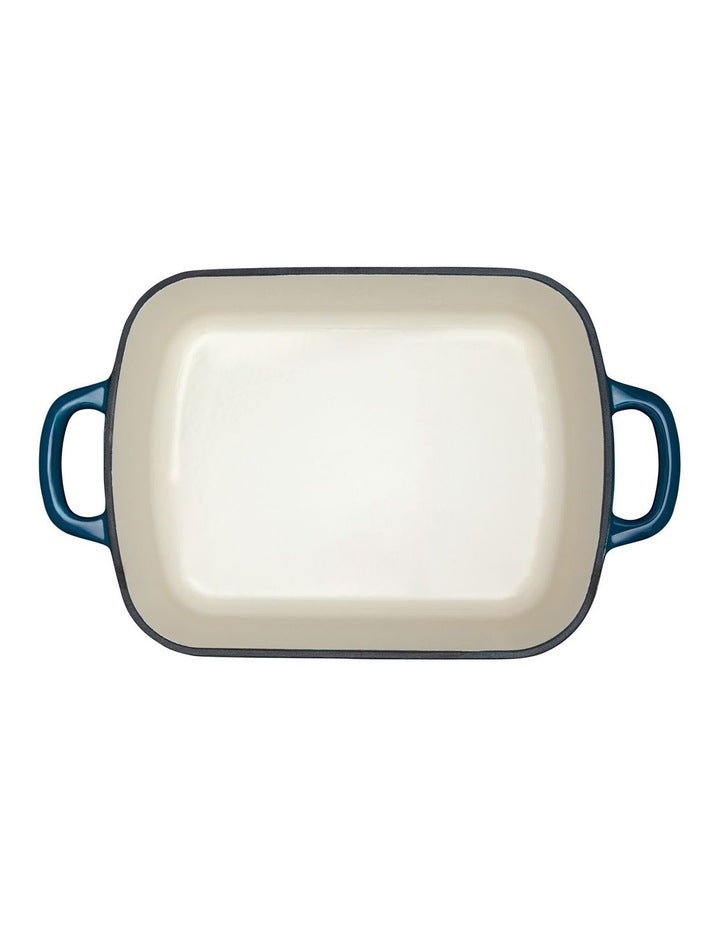 Cast Iron Roaster 28x21cm/3L in Midnight Blue