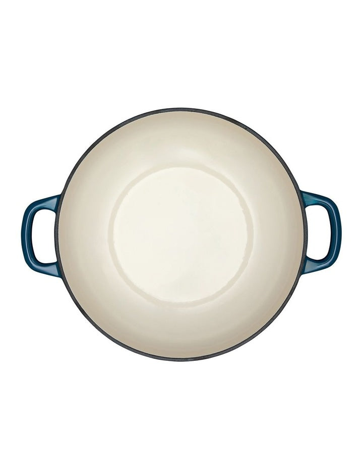 Cast Iron Braiser 27cm/3.3L in Midnight Blue