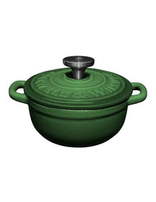 Cast Iron Cocotte 9.5cm 260ml in English Racing Green