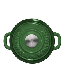 Cast Iron Cocotte 9.5cm 260ml in English Racing Green