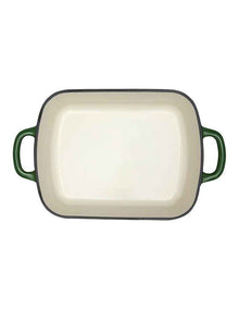 Cast Iron Roaster 28x21cm/3L Gift Boxed in English Racing Green