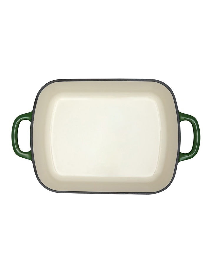 Cast Iron Roaster 28x21cm/3L Gift Boxed in English Racing Green