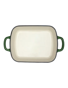 Cast Iron Roaster 28x21cm/3L Gift Boxed in English Racing Green