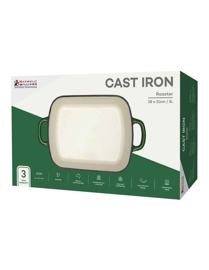 Cast Iron Roaster 28x21cm/3L Gift Boxed in English Racing Green