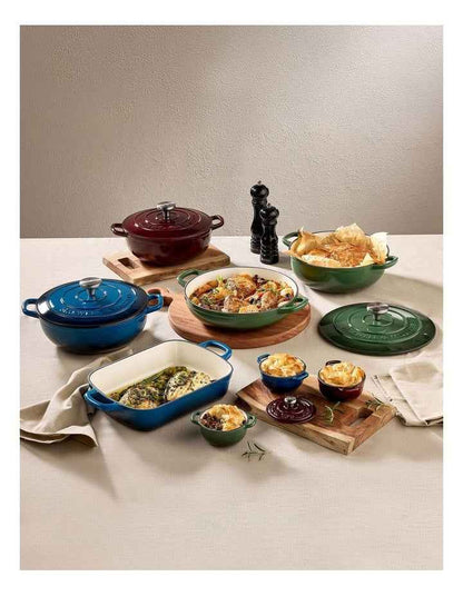 Cast Iron Roaster 28x21cm/3L Gift Boxed in English Racing Green