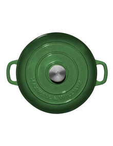 Cast Iron Braiser 27cm/3.3L Gift Boxed in English Racing Green