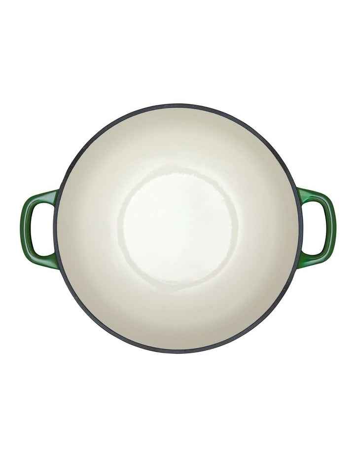 Cast Iron Round Casserole 26cm/4L Gift Boxed in English Racing Green