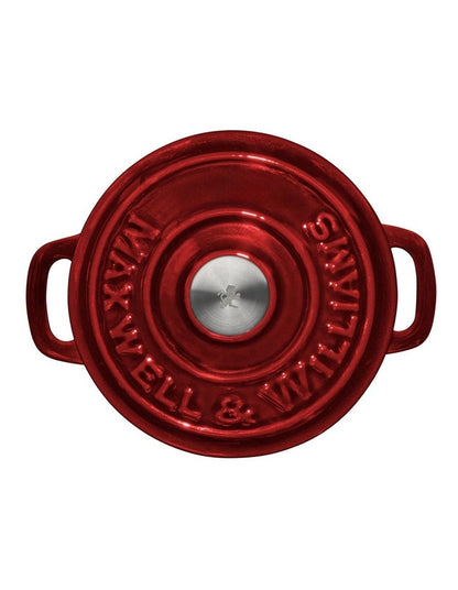 Cast Iron Cocotte 9.5cm/260ml Gift Boxed in Merlot