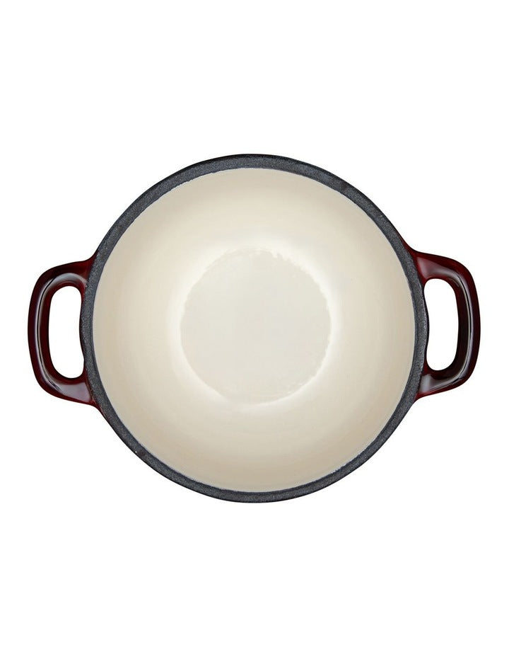 Cast Iron Cocotte 9.5cm/260ml Gift Boxed in Merlot