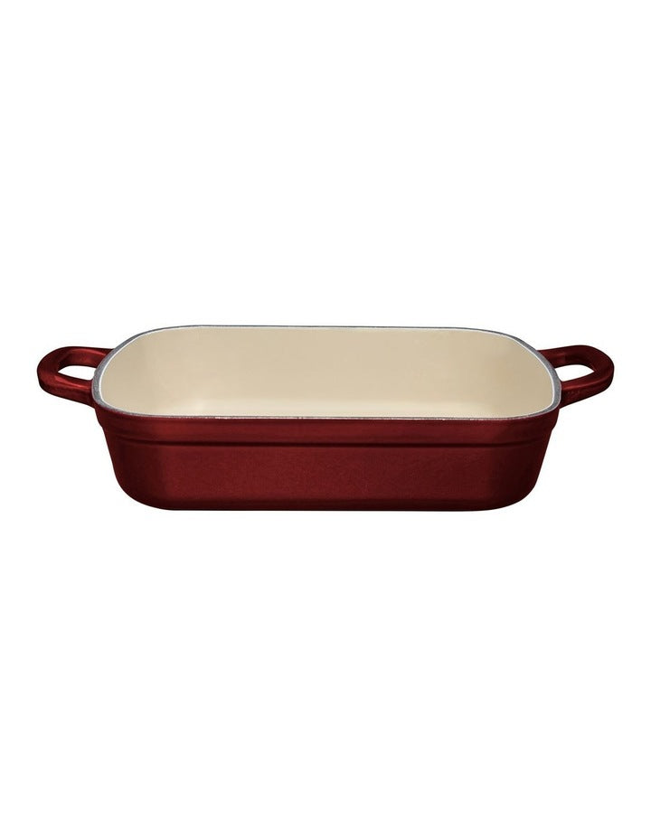 Cast Iron Roaster 28x21cm/3L Gift Boxed in Merlot