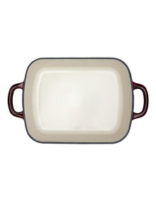 Cast Iron Roaster 28x21cm/3L Gift Boxed in Merlot