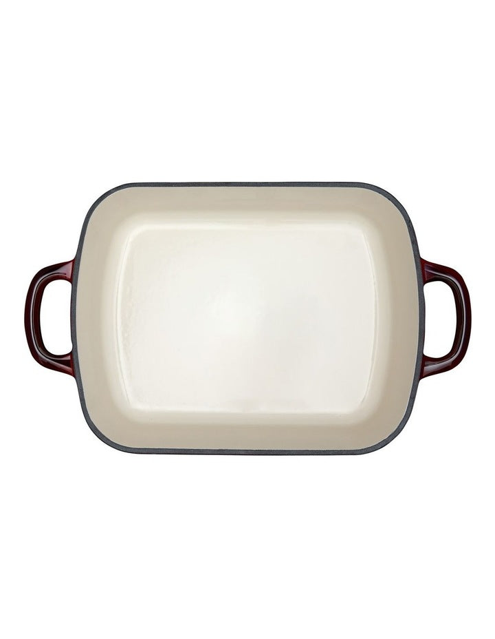 Cast Iron Roaster 28x21cm/3L Gift Boxed in Merlot