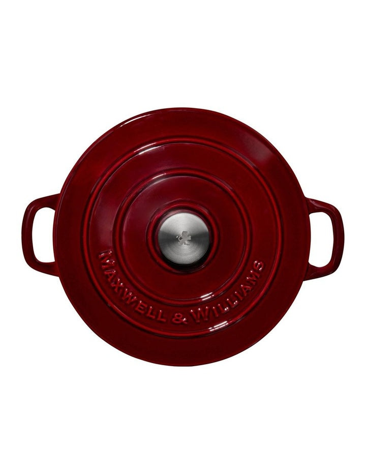 Cast Iron Braiser 27cm/3.3L Gift Boxed in Merlot
