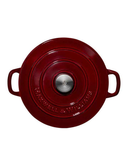 Cast Iron Braiser 27cm/3.3L Gift Boxed in Merlot