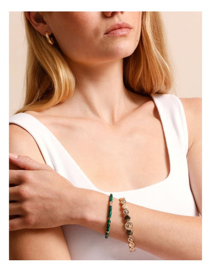 Solar Cuff and Stretch 2Pk Set in Gold/Green