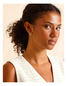 Diamante Hoop 3Pk Set in Gold
