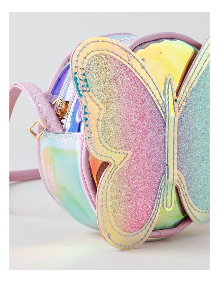Hologram Butterfly Crossbody Bag in Assorted