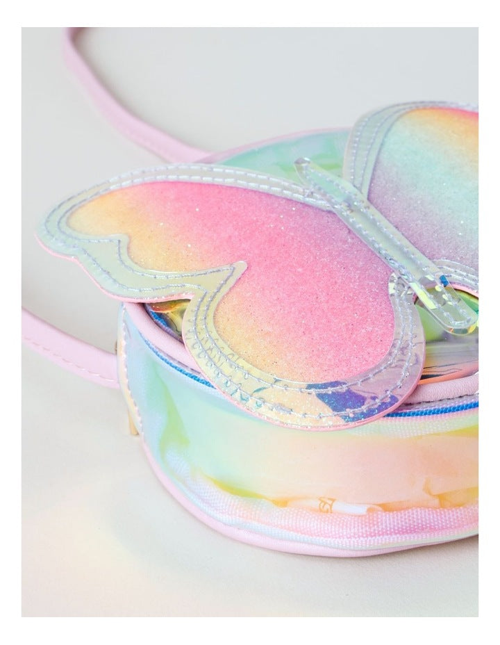 Hologram Butterfly Crossbody Bag in Assorted