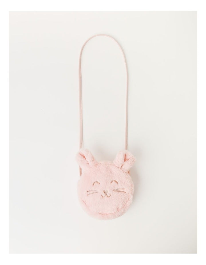 Fluffy Bunny Bag in Pink