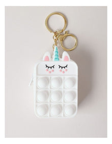 Sensory Keyring in White