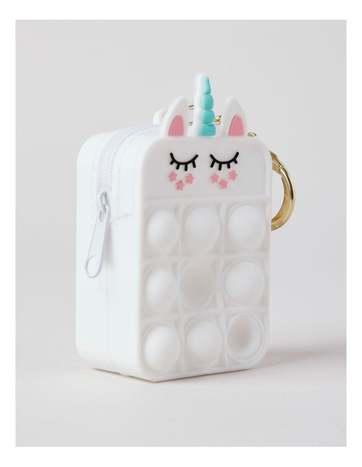 Sensory Keyring in White