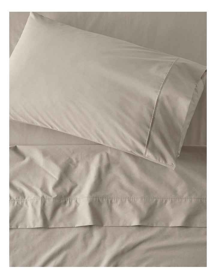 300TC Australian Superfine Cotton Sheet Set in Biscuit