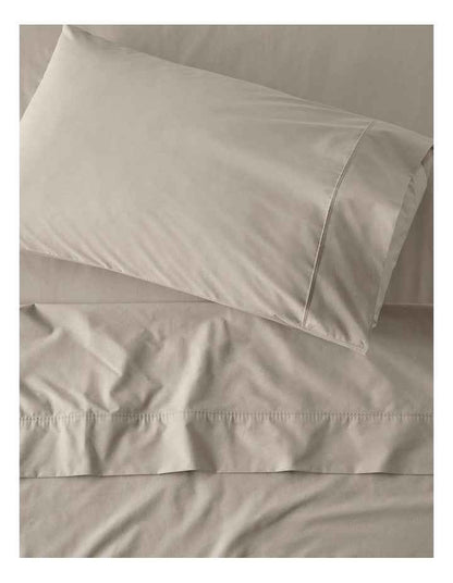 300TC Australian Superfine Cotton Sheet Set in Biscuit