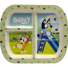 Zak Bluey Bamboo Divider Plate Each