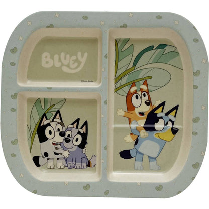 Zak Bluey Bamboo Divider Plate Each