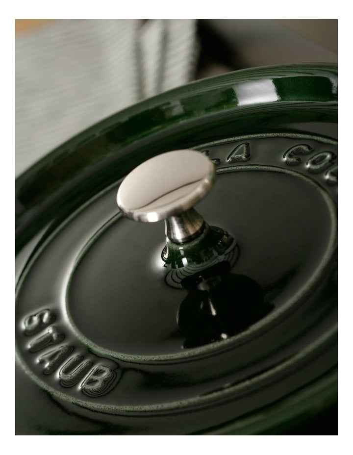 Round Cocotte 24cm/3.8L Basil in Green