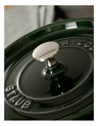 Round Cocotte 24cm/3.8L Basil in Green