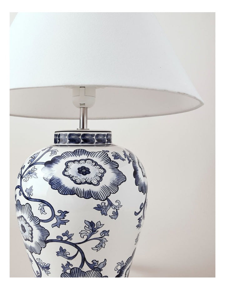 Ginger Jar Table Lamp 55cm in Multicolour