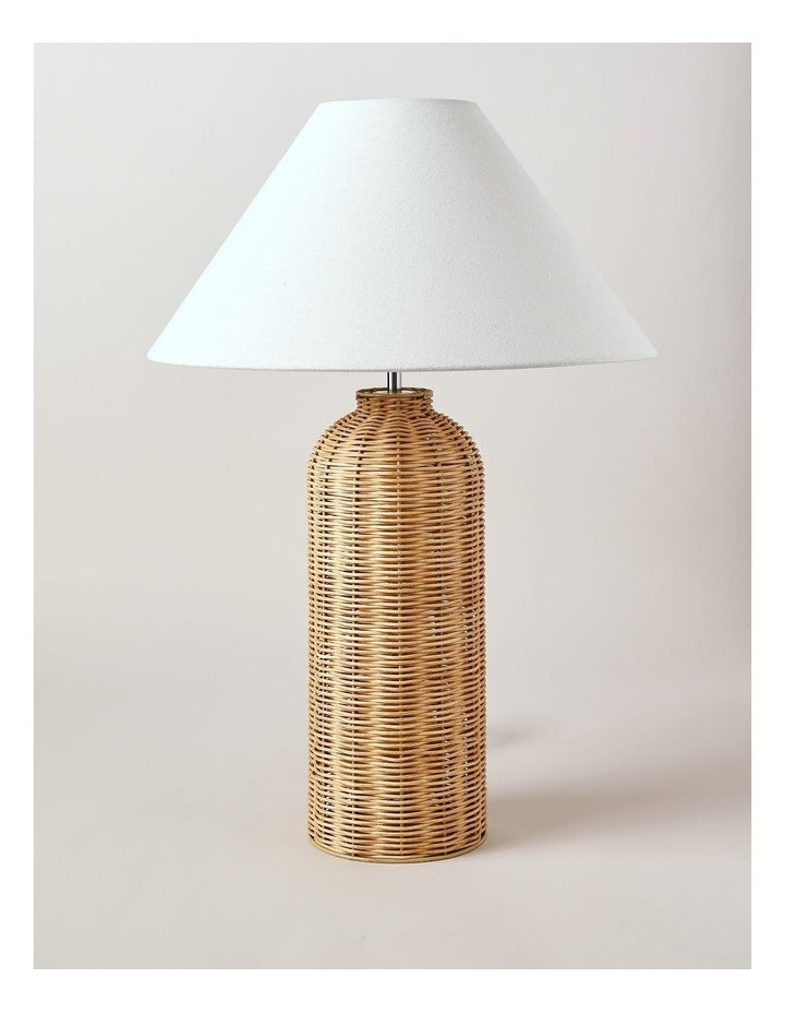 Vernon Woven Table Lamp 60cm in Brown