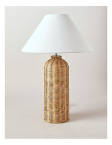 Vernon Woven Table Lamp 60cm in Brown