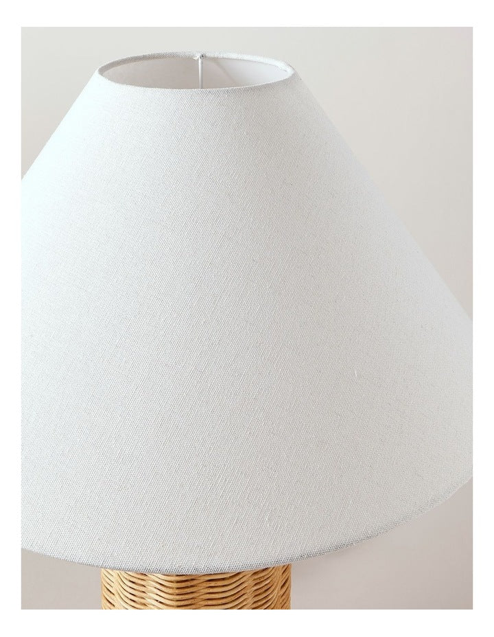 Vernon Woven Table Lamp 60cm in Brown