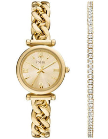 Carlie Analogue ES5387SET Watch in Gold