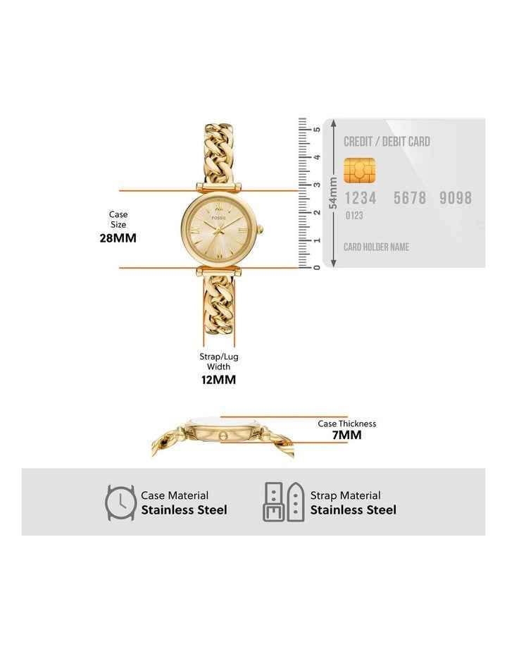 Carlie Analogue ES5387SET Watch in Gold
