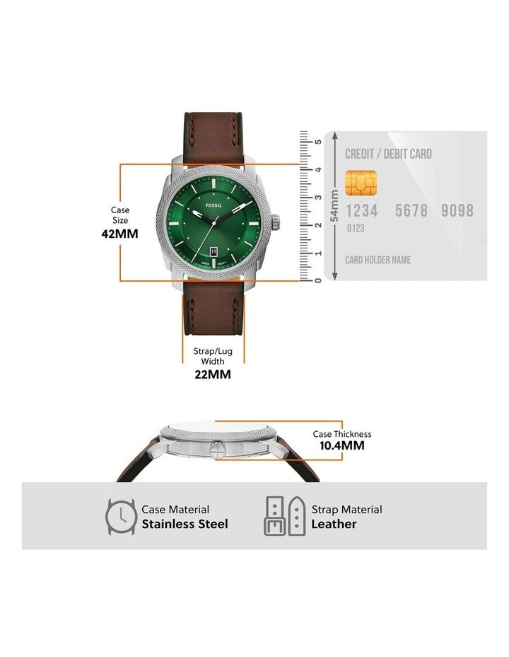 Machine Analogue FS6085 Watch in Brown