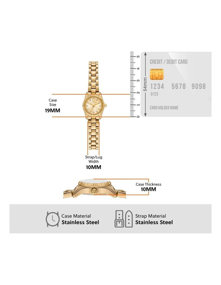 Lexington Analogue MK4862 Watch in Gold
