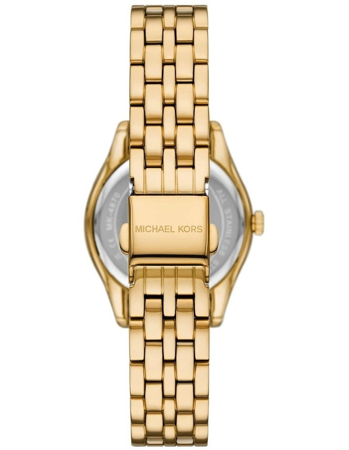 Harlowe Analogue MK4870 Watch in Gold