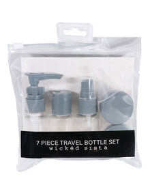 7 Piece Travel Set in Fresh Grey