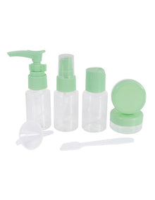 7 Piece Travel Set in Fresh Green