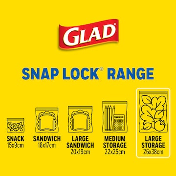 Glad Snaplock Storage 10 pack