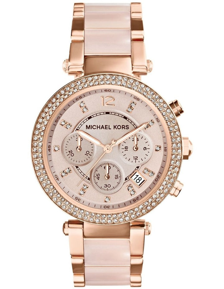 Parker Rose Gold Stainless Steel Chronograph Watch MK5896