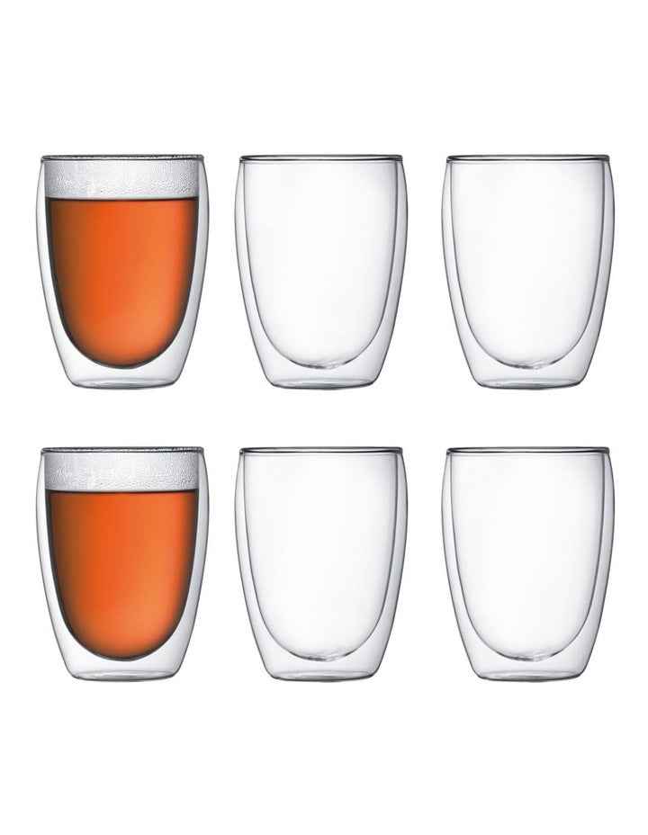 Pavina Double Walled 6pc Glass Set