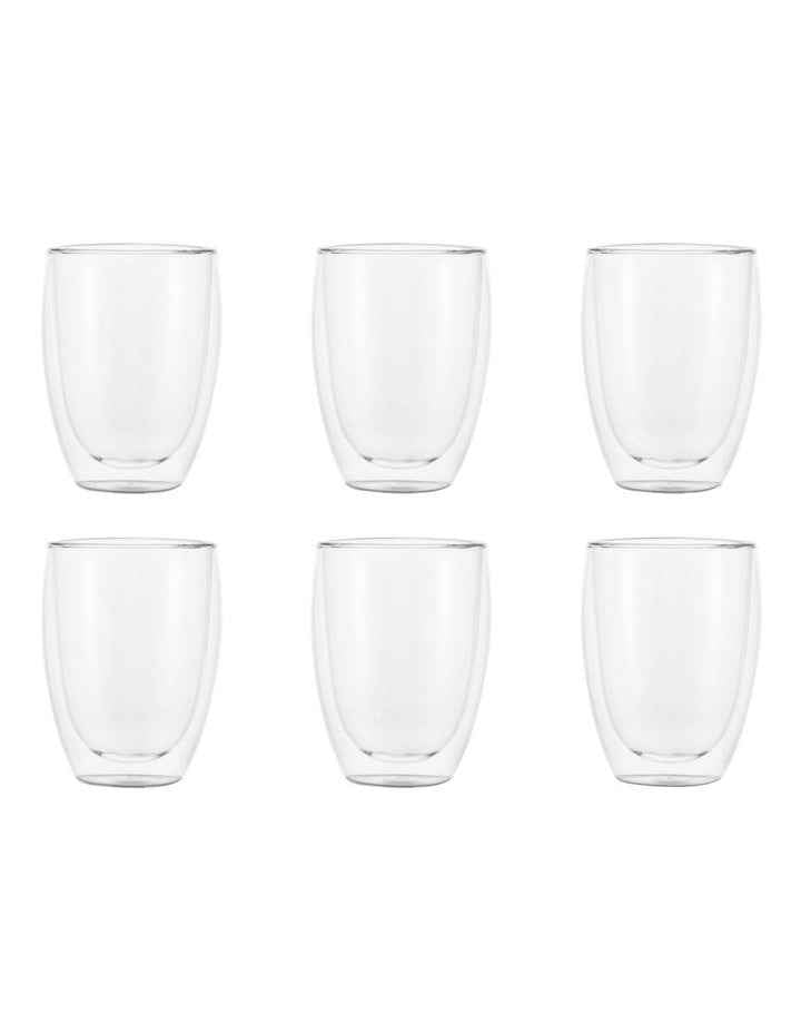Pavina Double Walled 6pc Glass Set